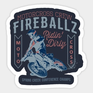 Fireballz Motocross Sticker